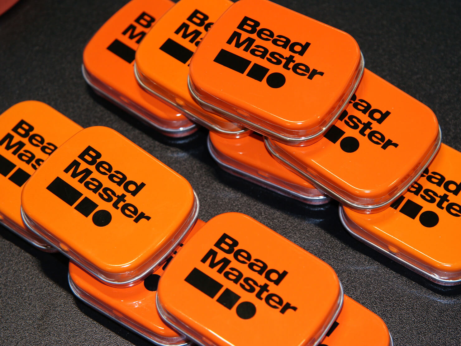 BeadMaster London Build 2019 branded mints.